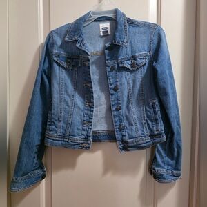 Old Navy Classic Blue Jean Jacket, Girls Size XL (14)